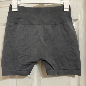 Grey Biker Shorts